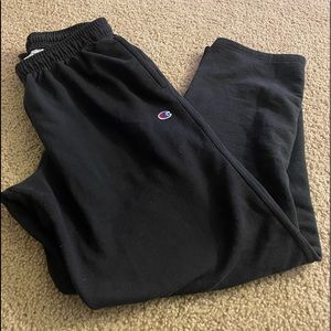 Black Champion Sweatpants